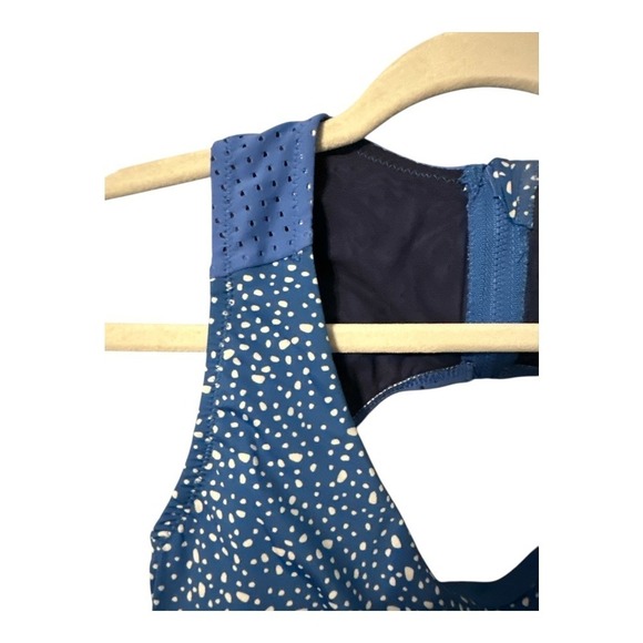 Nike Swim Women's Blue/White Open Back One Piece, Small - Picture 3 of 9